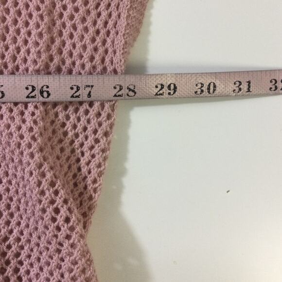 BLOOMCHIC 14-16 1X Plus Pink Heart Pattern Textured Swim Cover Up NWT B97 - Picture 6 of 9